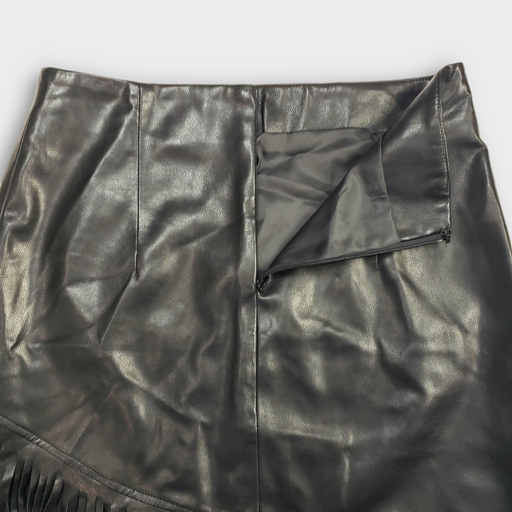 Bagatelle Faux Leather Mini Skirt Small - Picture 4 of 8